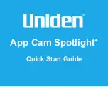 Uniden App Cam Spotlight+ Quick Start Manual предпросмотр