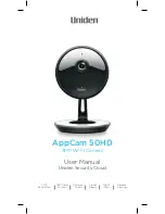 Предварительный просмотр 1 страницы Uniden AppCam 50HD User Manual