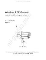 Preview for 1 page of Uniden APPCAM25HD Installation And Operating Instructions Manual