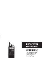 Uniden BC3000XLT User Manual preview