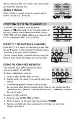 Preview for 20 page of Uniden BC365CRS Owner'S Manual