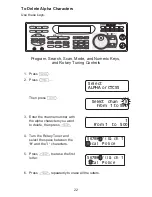 Preview for 22 page of Uniden BC9000XLT User Manual