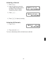 Preview for 27 page of Uniden BC9000XLT User Manual