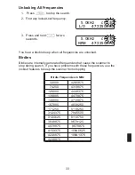 Preview for 33 page of Uniden BC9000XLT User Manual