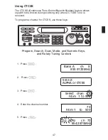 Preview for 47 page of Uniden BC9000XLT User Manual