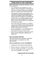 Preview for 20 page of Uniden BC92XLT Manual Del Usuario