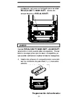 Предварительный просмотр 21 страницы Uniden BC95XLT (Spanish) Manual De Usuario