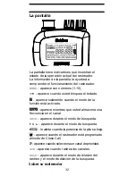 Предварительный просмотр 32 страницы Uniden BC95XLT (Spanish) Manual De Usuario