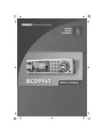 Uniden BCD996T Owner'S Manual preview