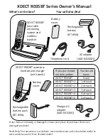 Preview for 3 page of Uniden BLUETOOTH XDECT R035BT Owner'S Manual