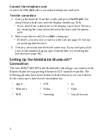 Preview for 6 page of Uniden BLUETOOTH XDECT R035BT Owner'S Manual