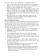 Preview for 7 page of Uniden BLUETOOTH XDECT R035BT Owner'S Manual