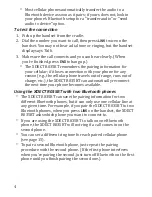 Preview for 8 page of Uniden BLUETOOTH XDECT R035BT Owner'S Manual