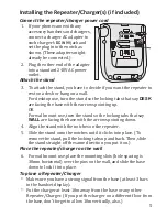 Preview for 9 page of Uniden BLUETOOTH XDECT R035BT Owner'S Manual