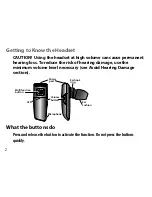 Предварительный просмотр 2 страницы Uniden BT112APT Owner'S Manual