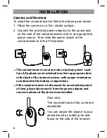 Preview for 8 page of Uniden BW2001 Owner'S Manual