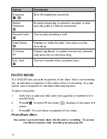 Предварительный просмотр 12 страницы Uniden CAM250 Owner'S Manual