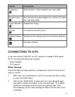 Предварительный просмотр 15 страницы Uniden CAM250 Owner'S Manual