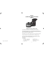 Uniden CAM625 User Instruction preview