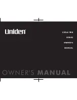 Uniden CEZAI 998 Series Owner'S Manual preview