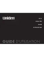 Uniden CEZAI998A Manual D'Utilisation предпросмотр