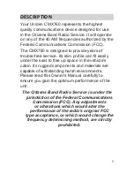 Preview for 5 page of Uniden CMX760 Owner'S Manual