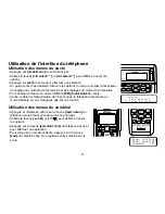 Preview for 9 page of Uniden CXAI5698 - Cordless Phone Base Station Manual D'Utilisation