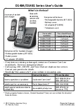 Uniden D1484/D1481 Series User Manual предпросмотр