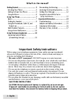 Предварительный просмотр 2 страницы Uniden D1484 series User Manual