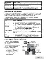 Предварительный просмотр 11 страницы Uniden D1484 series User Manual