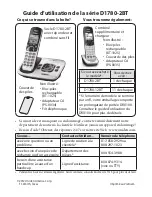 Preview for 1 page of Uniden D1780-12BT (French) Manual D'Utilisation