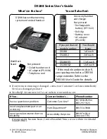 Preview for 1 page of Uniden D3288-2 User Manual