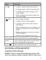 Предварительный просмотр 7 страницы Uniden DC4 Owner'S Manual