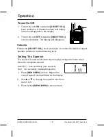 Предварительный просмотр 12 страницы Uniden DC9216 Owner'S Manual