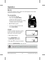 Предварительный просмотр 23 страницы Uniden DC9216 Owner'S Manual