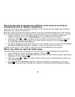 Preview for 25 page of Uniden DCT736 Serie (French) Manual D'Utilisation