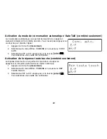 Preview for 29 page of Uniden DCT736 Serie (French) Manual D'Utilisation