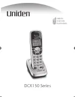 Preview for 1 page of Uniden DCX150 Series Owner'S Manual