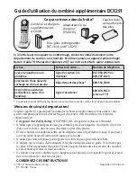 Preview for 1 page of Uniden DCX291 Manual D'Utilisation