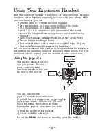 Preview for 5 page of Uniden DCX770 - DCX 770 Cordless Extension Handset Owner'S Manual