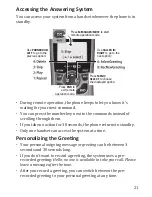 Preview for 21 page of Uniden DECT 1535 Series Owner'S Manual