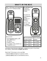 Preview for 3 page of Uniden Dect 1635 Series Owner'S Manual