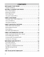 Preview for 4 page of Uniden Dect 1635 Series Owner'S Manual