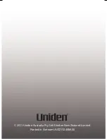 Preview for 8 page of Uniden DECT 3005 Owner'S Manual