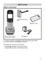 Предварительный просмотр 3 страницы Uniden DECT 3106 Owner'S Manual