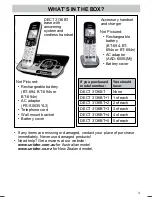 Preview for 3 page of Uniden DECT 3136BT Owner'S Manual