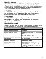 Preview for 17 page of Uniden DECT 3136BT Owner'S Manual