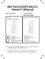 Предварительный просмотр 1 страницы Uniden DECT1015 Owner'S Manual