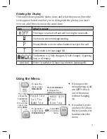 Предварительный просмотр 7 страницы Uniden DECT1015 Owner'S Manual