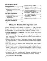 Preview for 2 page of Uniden DECT1363 Series (French) Manual D'Utilisation